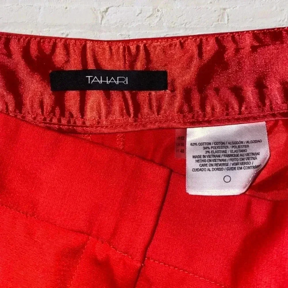Tahari Slacks - Coral - Picture 2 of 4
